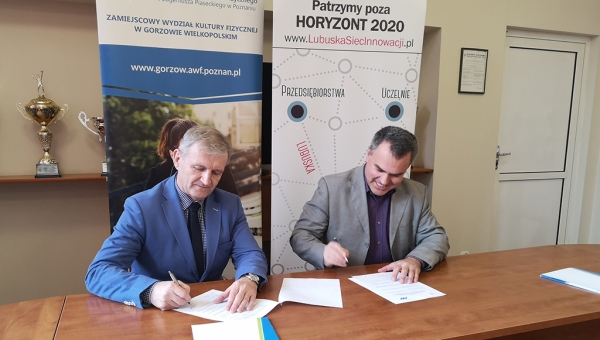 Lubuska Sieć Innowacji i ZWKF podpisały porozumienie o współpracy